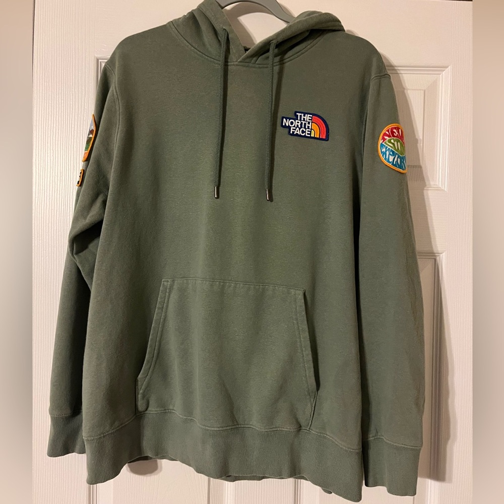 The North Face Novelty Hoodie. Olive green. Size XL